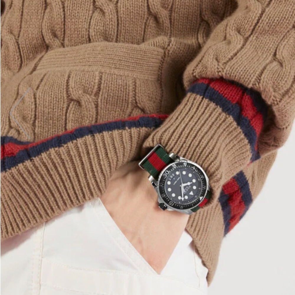 45mm Men’s Classic Gucci Dive Watch